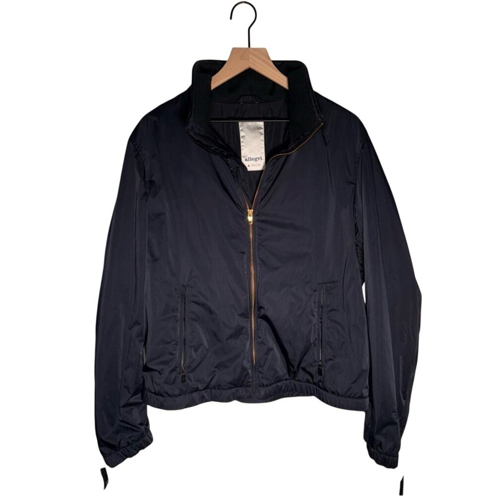 ALLEGRI A-TECH Navy satin interior classic men’s bomber jacket M